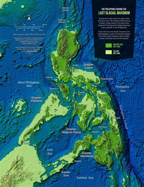 landmasses surrounding the philippines